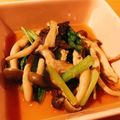 unanana43's cooksnap of when they made 小松菜ときのこの出汁煮浸し.