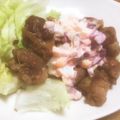 ふくえ☆'s cooksnap of when they made 豚こま南蛮☆しば漬けタルタルソース.