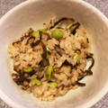 ちぃる's cooksnap of when they made 枝豆と塩昆布の炊き込みご飯.