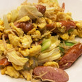 ★エト★'s cooksnap of when they made 朝食に♪卵とウインナーの野菜炒め☆.