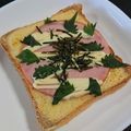 プニのふ04's cooksnap of when they made わさび香る❀ハムチーズさっぱり和トースト.