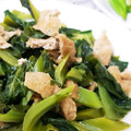 ソネチコ's cooksnap of when they made わさび菜／からし菜と油揚げのさっと煮.