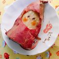 umi☆neco's cooksnap of when they made さつま芋のマトリョーシカ♡.