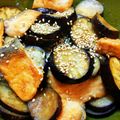 おちゃむ夫人's cooksnap of when they made m鮭と茄子の甘辛醤油炒め.