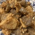 hunny@chibi's cooksnap of when they made こんにゃくとれんこんの味噌炒め煮.