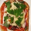 inLondon's cooksnap of when they made 新玉葱×梅わさび×塩昆布×大葉のトースト.