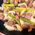 みーなん81's cooksnap of when they made 砂肝とマッシュルームのにんにく炒め.