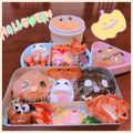 チムチェリー's cooksnap of when they made ハロウィンに♪ひと口おにぎりキャラ弁.