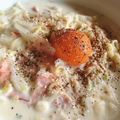 marica猫's cooksnap of when they made サッポロ一番塩ラーメン〜カルボナーラ風〜.
