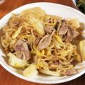 低カロ探検隊's cooksnap of when they made 本に掲載！豚バラ肉と白菜の和風煮物.