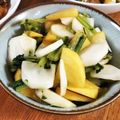 低カロ探検隊's cooksnap of when they made 柿とかぶらの甘酢サラダ.