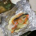 ネコかえる's cooksnap of when they made 簡単☆トースターで鮭のホイル焼き.
