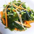 tao994's cooksnap of when they made わかめとかいわれのポン酢和え.
