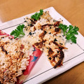 クックI7I5L1☆'s cooksnap of when they made レンジで簡単☆残りご飯で⭐︎キノコ煎餅.
