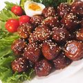 ☆はなちゃん☆☆'s cooksnap of when they made 中華風 黒酢肉団子.