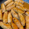 おくﾁﾝ's cooksnap of when they made ほうれん草と人参肉巻き☆.