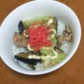 モグタソ's cooksnap of when they made 豚こま☆お好み焼き風丼.