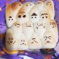 MISIAmama's cooksnap of when they made ハロウィンおばけちぎりパン.