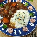 ＊naｰno＊'s cooksnap of when they made 魚にソでおばけ☆ハロウィン弁当☆.
