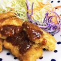 クック59ZLK3☆'s cooksnap of when they made 鶏むね肉で絶品！味噌カツ！.
