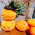 gomapon's cooksnap of when they made ハロウィンにミカンのジャックオランタン.