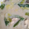 名月。's cooksnap of when they made 白湯スープから手作り！本格鶏鍋.