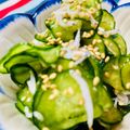 U☆kaoru's cooksnap of when they made 夏い日に！＊きゅうりとしらすのナムル＊.