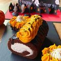 kitchenはな's cooksnap of when they made ハロウィンにも！かぼちゃモンブランタルト.