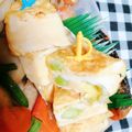 まぶたん's cooksnap of when they made 子供お弁当の隙間に！簡単卵焼きピック.