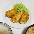 Halcandy51's cooksnap of when they made 梅肉とチーズのささ身フライ.