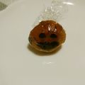 やっぺ841's cooksnap of when they made 簡単ハロウィンカボチャ（キャラ弁おかず）.