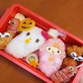 miyumiyu.f's cooksnap of when they made キャラ弁♪キティ&マイメロ♪ハロウィン弁.