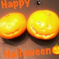 チェリチョコ's cooksnap of when they made ハロウィンにミカンのジャックオランタン.