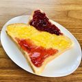 ねっちゃんっ's cooksnap of when they made 3色ジャムトースト。.