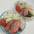 ゆにこーん☆'s cooksnap of when they made 簡単！野菜たっぷりローストビーフサラダ.