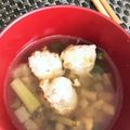 かんきっちゃん's cooksnap of when they made 喉風邪に効く！生姜と大根の鶏団子スープ.