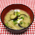tokotann's cooksnap of when they made わたしのお味噌汁　ナスと油揚げ.