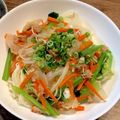 料理に目覚めた高校生's cooksnap of when they made 簡単時短！鍋一つdeそうめんチャンプルー.