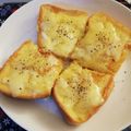 ☆hikonyan☆'s cooksnap of when they made 牛乳なし♡チーズフレンチトースト♡.