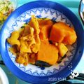 beagleのライラ's cooksnap of when they made かぼちゃと豚バラの甘煮.