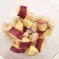 tamago大好き's cooksnap of when they made 白だしでさつまいもとレンコンのレンジ蒸し.