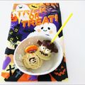 熊猫汰830's cooksnap of when they made ハロウィンケーキポップフランケン&ミイラ.