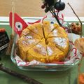 Pihonnn's cooksnap of when they made ＊ハロウィン♫かぼちゃのチーズケーキ＊.