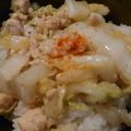 もぷぽむ's cooksnap of when they made はくさいのそぼろ丼.