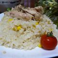 こぶちゃん☆彡's cooksnap of when they made 炊飯器ひとつで☆チキン＆ピラフ♪.