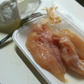 よしゆか62's cooksnap of when they made 初心者さんも簡単！鶏ささみの筋の取り方.