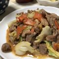 りなぬめ's cooksnap of when they made 超簡単＊豚こまとキャベツの味噌辛炒め＊.