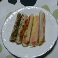 ymd88's cooksnap of when they made 餃子の皮de☆チーズの魚肉ソーセージ巻き.