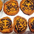 結☆結ママ's cooksnap of when they made ハロウィン♡簡単カボチャクッキー.