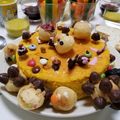 ❦ちぃ❦'s cooksnap of when they made ハロウィンかぼちゃのスフレチーズケーキ❤.